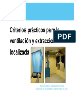 Criterios para Ventilacion de Extraccion Localizada PDF