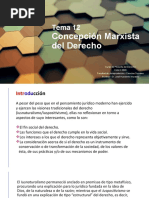 Tema 12. Concepción Marxista Del Derecho