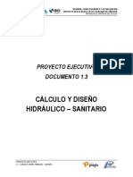 1.3 - Calculo y Diseño Hidraulico Sanitario Ajustado PDF