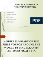 G1-A Brief Summary of The First Voyage Around The World by Magellan by Antonio Pigafetta