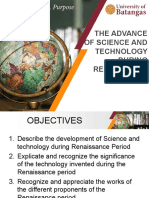 The Advance of Science and Technology During Renaissance