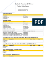 Cat Electronic Technician 2014A v1.0 Product Status Report