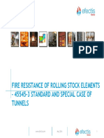 Fire Resistance of Rolling Stock Elements - 45545-3 Standard and Special Case of Tunnels