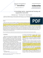 Relationship Between Knowledge Inertia, Organizational Learning and Organization Innovation