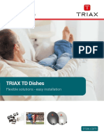 TRIAX TD Dishes: Flexible Solutions - Easy Installation