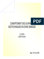 Ouvrages Geotechniques en Zone Sismique 1 PDF