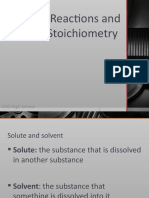 Aqueous Reactions and Solution Stoichiometry: CDO High School