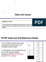 Data Link Issues: Relates To Lab 2