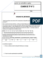 Examen de TP N°3 Chimie Dosage Dosage Phmétrique 2012 2013 (Mlle Mhaouek Sonia)