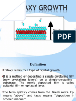 Epitaxy Growth