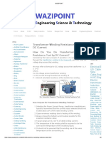 How Do You Do Transformer Winding Resistance Test by DC Current?