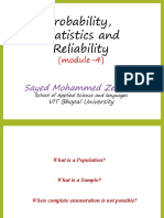 Probability, Statistics and Reliability: (Module-4)