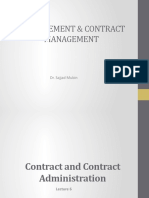 Lecture 6-Contract & Contract Administration