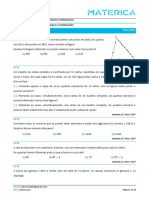 Ficha 9 - Permutações, Arranjos, Combinações (Compilação Expoente 12)