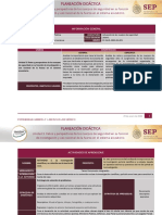 Planeación Didáctica Unidad 3