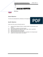 Unit 2: Architecture of Microprocessor