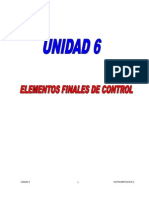 Unidad 6 Elementos Finales de Control