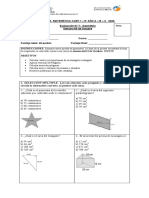 Matematica 8° Basico Evaluación de Geometría PDF