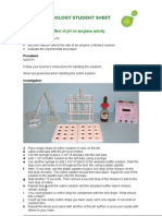 Investigating The Effect of PH On Amylase Activity Ss 34