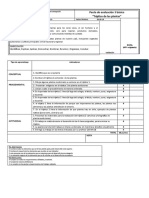 Pauta de Evaluacion Triptico de Las Plantas 3 Basico