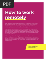 How To Work Remotely V2