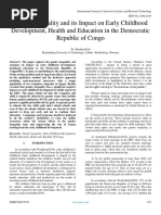 Gender Inequality and Its Impact On Early Childhood Development, Health and Education in The Democratic Republic of Congo