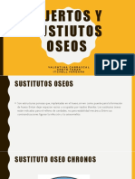 Injertos y Sustiutos Oseos