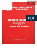 Verdades Necesarias. Asociación Nacional Republicana