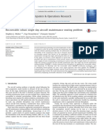 Recoverable Robust Single Day Aircraft Maintenance Routing Problem