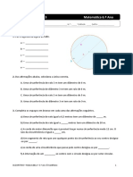 SANTILLANA MAT6 Ficha de Trabalho U3