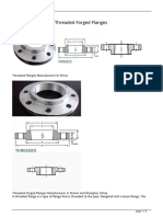 Threaded Forged Flanges