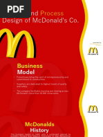 Product Process: and Design of Mcdonald'S Co