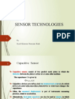 Sensor Technologies: Syed Khawar Hussain Shah