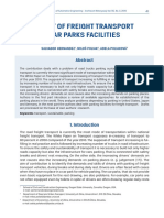 Draft of Freight Transport Car Park Facility