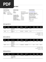 Purdue University Global Grade Report 1