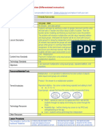 UH COE Lesson Plan Template (Differentiated Instruction)