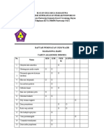 Daftar Peminatan Ukm Wajib