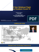 Insentif Dan Relaksasi Pajak Di Masa Pandemi Covid-19