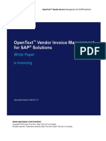 Opentext Vendor Invoice Management For Sap Solutions: White Paper E-Invoicing