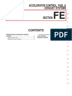 Nissan Frontier Service Manual Accelerator Control Fuel and Exhaust System