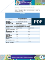 "Técnicas de Cultura Física en El Desempeño Laboral", Donde Encontrará El Detalle de Cómo Se Realiza Cada Prueba Que Pide El Test