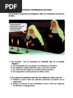 Actividad Comprension Lectora 5