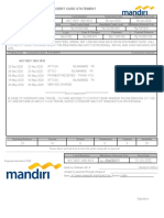 Debit Card Statement: Please Detach Perforated Line & Return This Portion Along With Our Payment