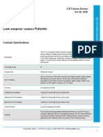 Low Sulphur Gasoil Futures: Contract Specifications