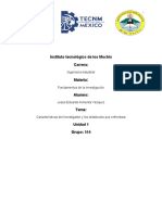 Caracteristicas y Obstaculos Del Investigador