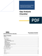 ISO 9001-2015 Gap Analysis Checklist