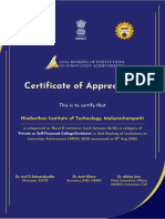 Certificate of Appreciation: This Is To Certify That