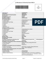 Prof - Joseph Mundassery Scholarship Award 2020-21: Affix Recent Passport Size Photo