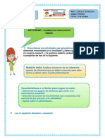 SESIÓN DE APRENDIZAJE DÍA 27 C y T SEMANA 30 PDF