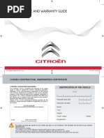 Citroen Maintenance and Warranty Guide